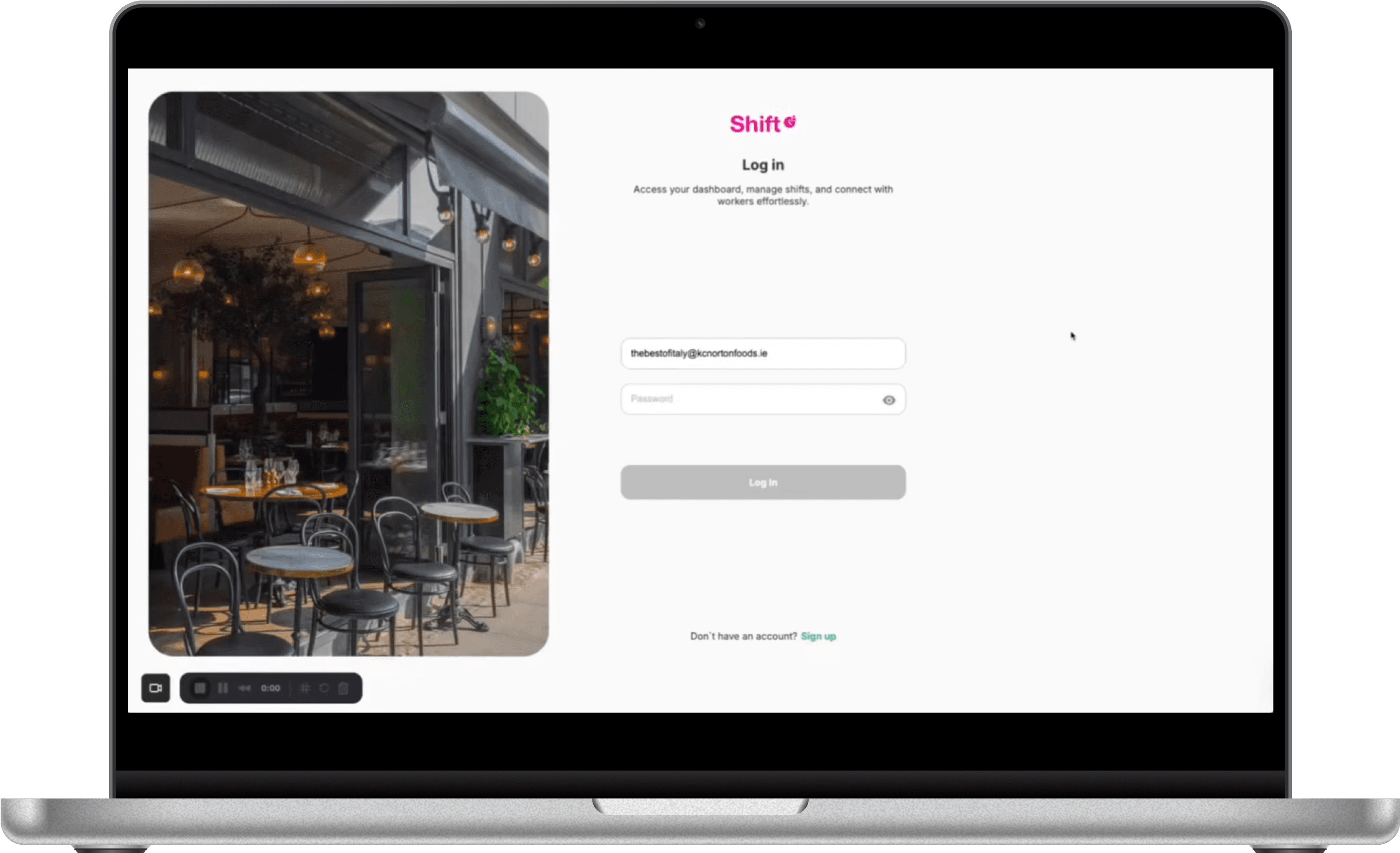 Business technology interface